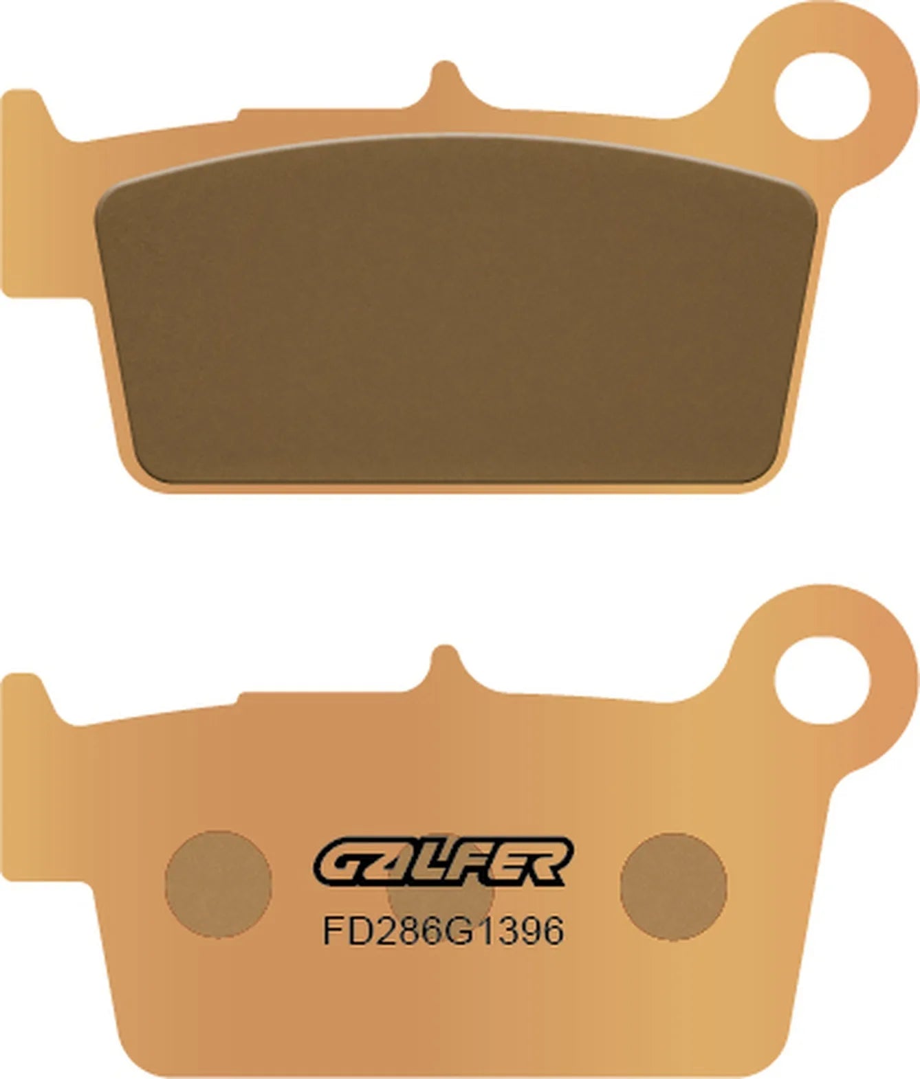 Rear Sintered Off-Road Brake Pads - Galfer Compatible With Suzuki Rm-Z 450 (2018)