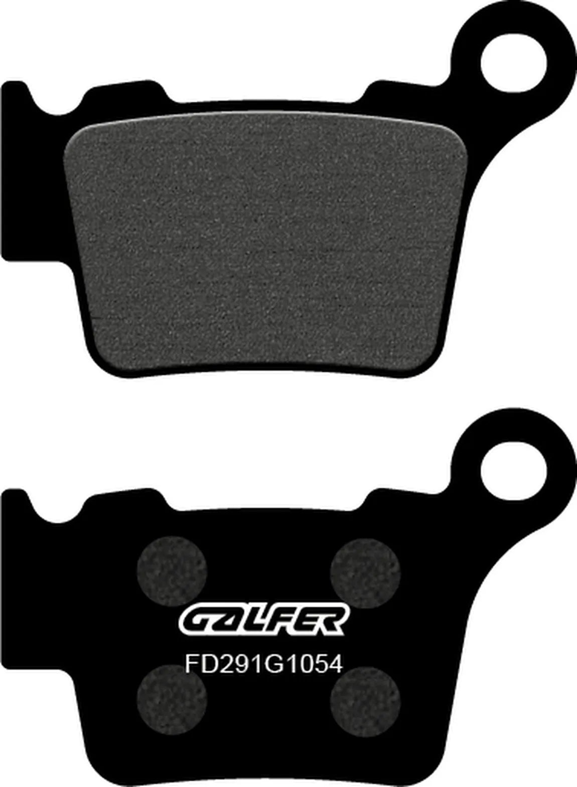 Rear Semi-Metal Brake Pads - Galfer Compatible With T Race Diabolica (2015)