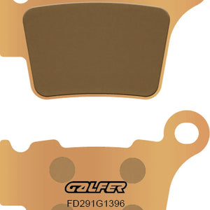 Rear Sintered Off-Road Brake Pads - Galfer Compatible With Husaberg 570 Fs (2010)