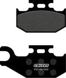 Front Left Semi-Metal Brake Pads - Galfer Compatible With Suzuki Lt A 400 King Quad (2008)