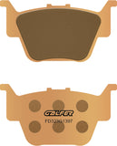 Rear Sintered Quads Brake Pads - Galfer Compatible With Honda Trx 420 Fourtrax Rancher At (2009)