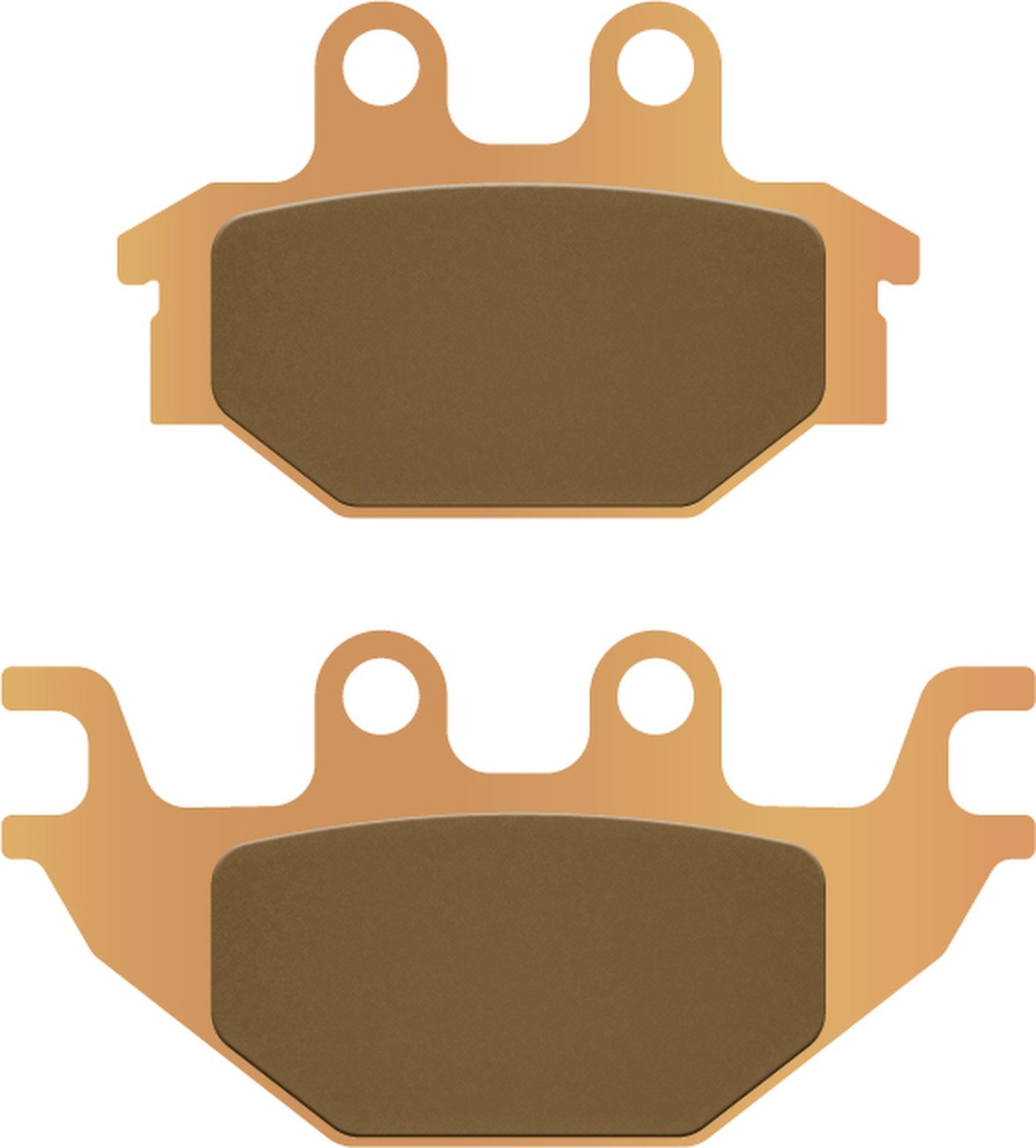 Front Sintered Quads Brake Pads - Galfer Compatible With Adly Atv 500 S (2008)