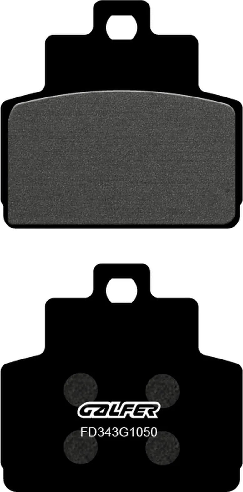 Rear Right Scooter Brake Pads - Galfer Compatible With Piaggio X10 500 (2012)