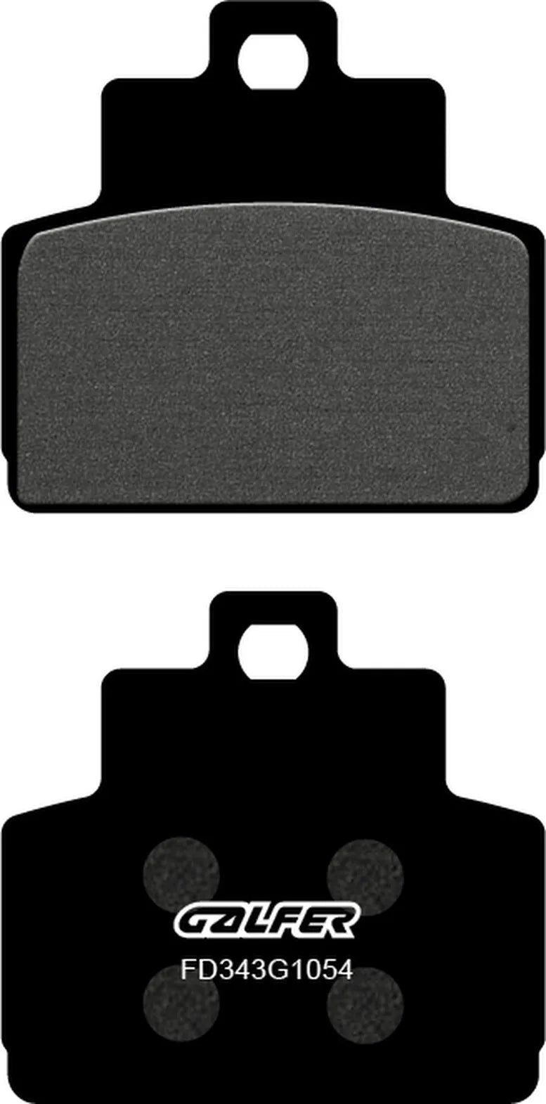 Rear Right Semi-Metal Brake Pads - Galfer Compatible With Piaggio X10 350 (2012)