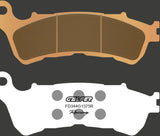 Front Sintered Sport Racing Brake Pads - Galfer Compatible With Honda Nc 700 D Integra (2012)