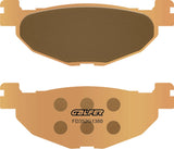 Rear Sintered Scooter Brake Pads - Galfer Compatible With Yamaha Sp 400 Grand Majesty Jap (2005)