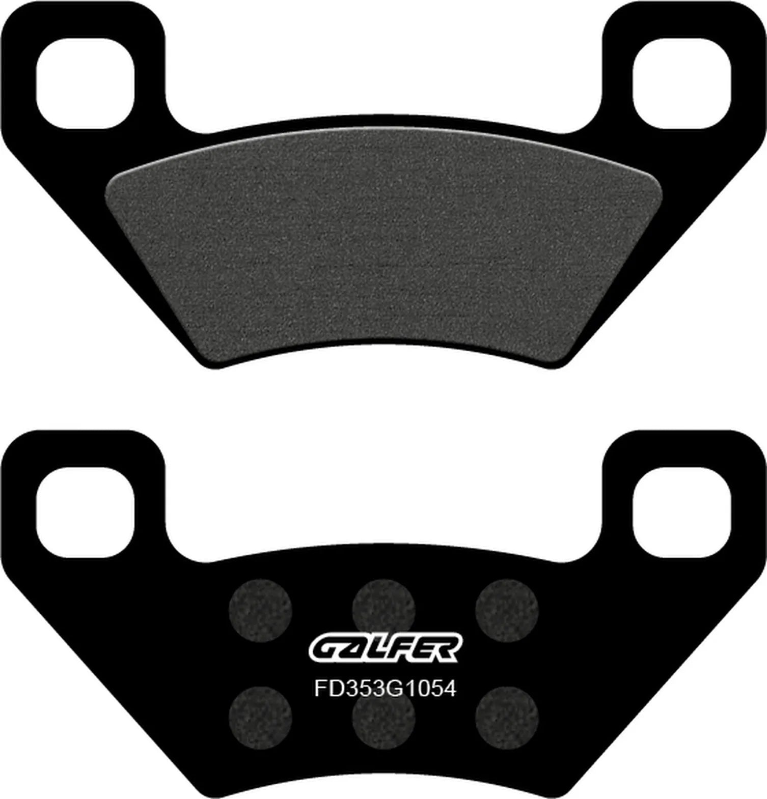 Front Semi-Metal Brake Pads - Galfer Compatible With Arctic Cat 1000 Thundercat (2008)