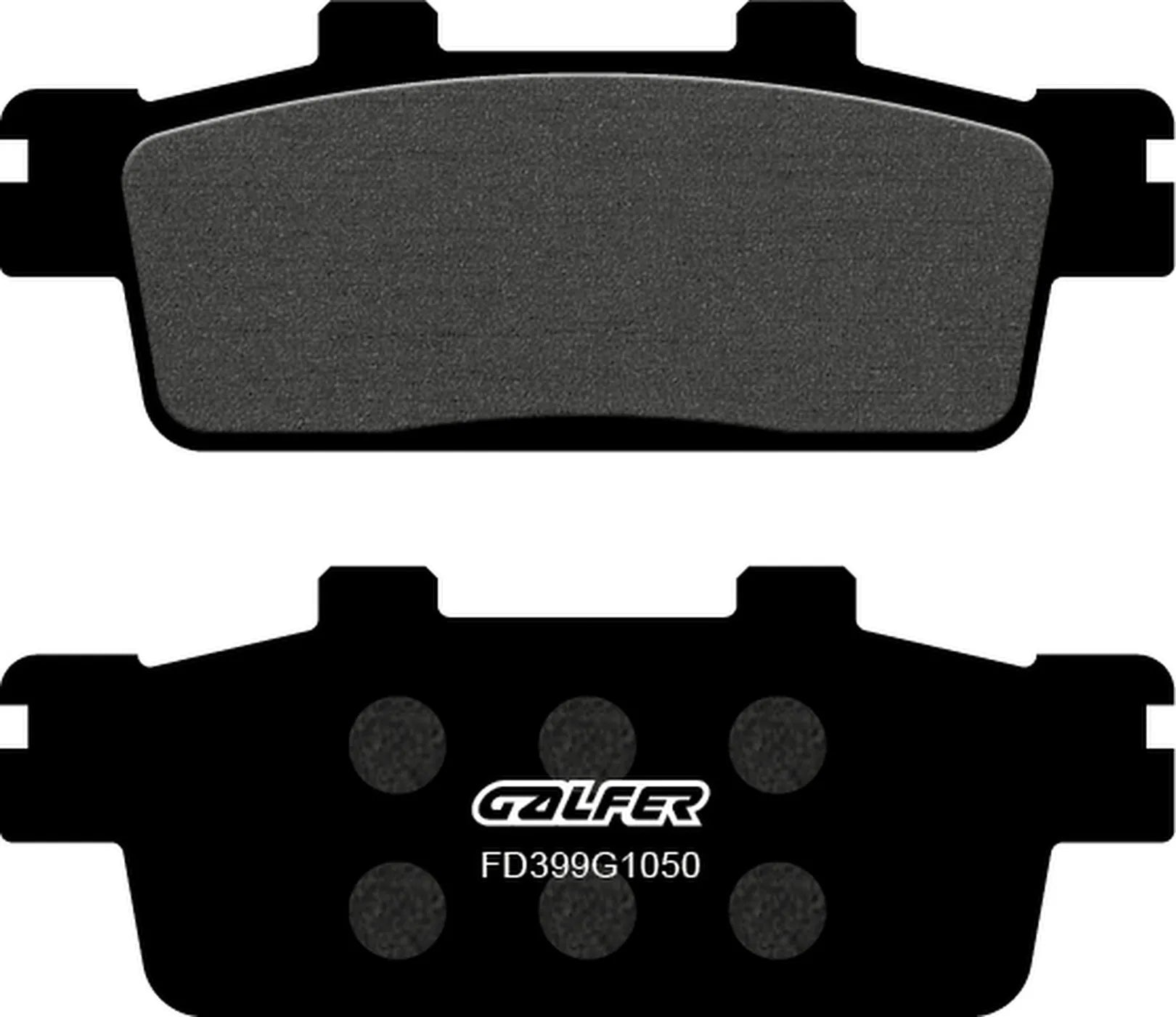 Rear Scooter Brake Pads - Galfer Compatible With Tgb X-Motion 125 (2008)