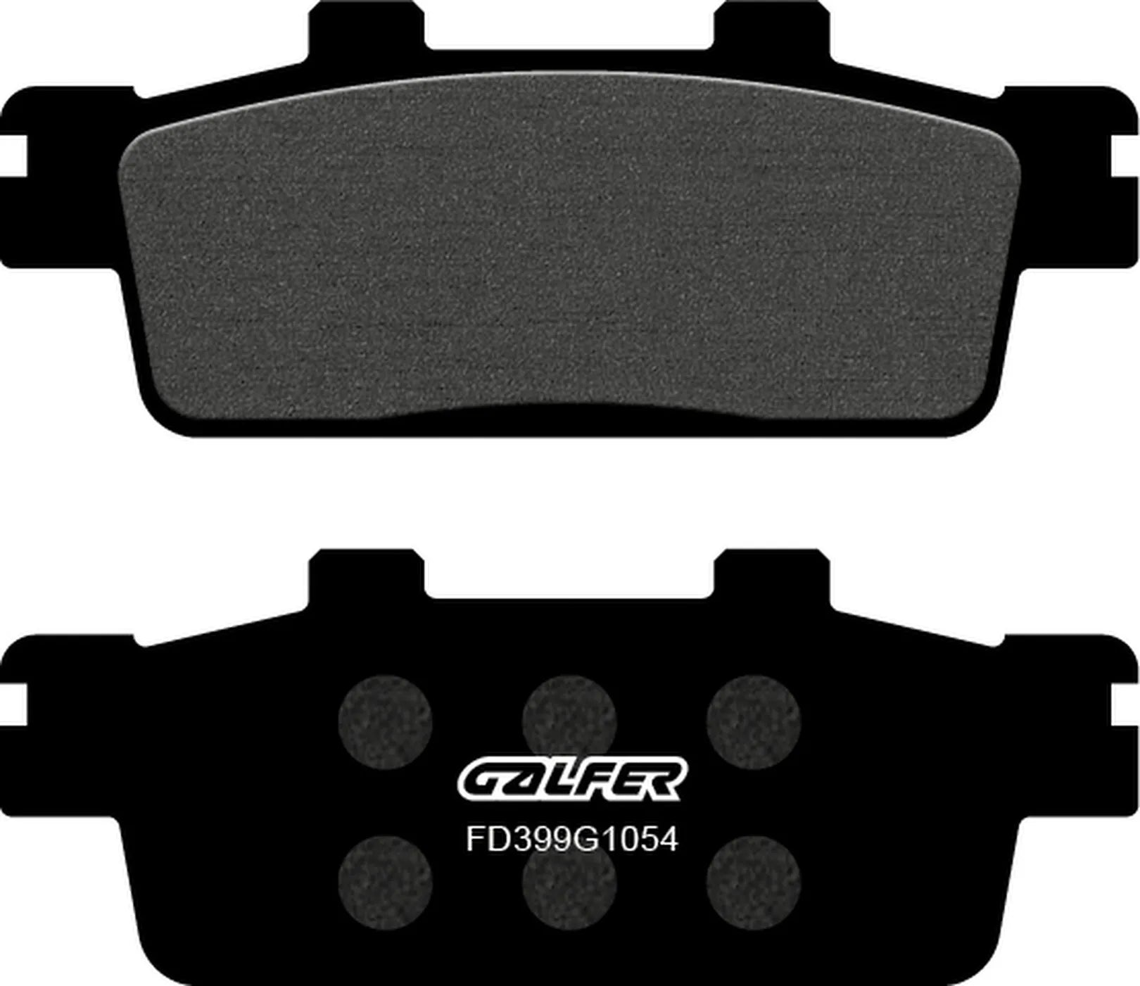 Rear Semi-Metal Brake Pads - Galfer Compatible With Tgb X-Motion 250I (2008)