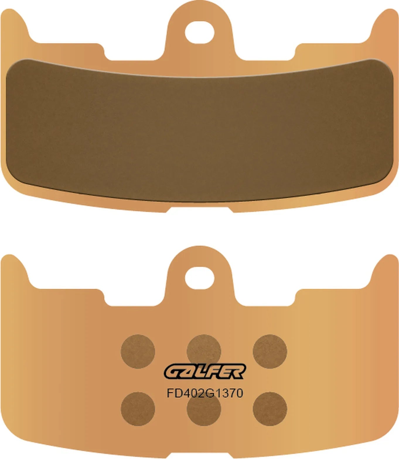 Front Sintered Street Brake Pads - Galfer Compatible With Buell Xb 12 X Ulysses 1200 (2006-2008)