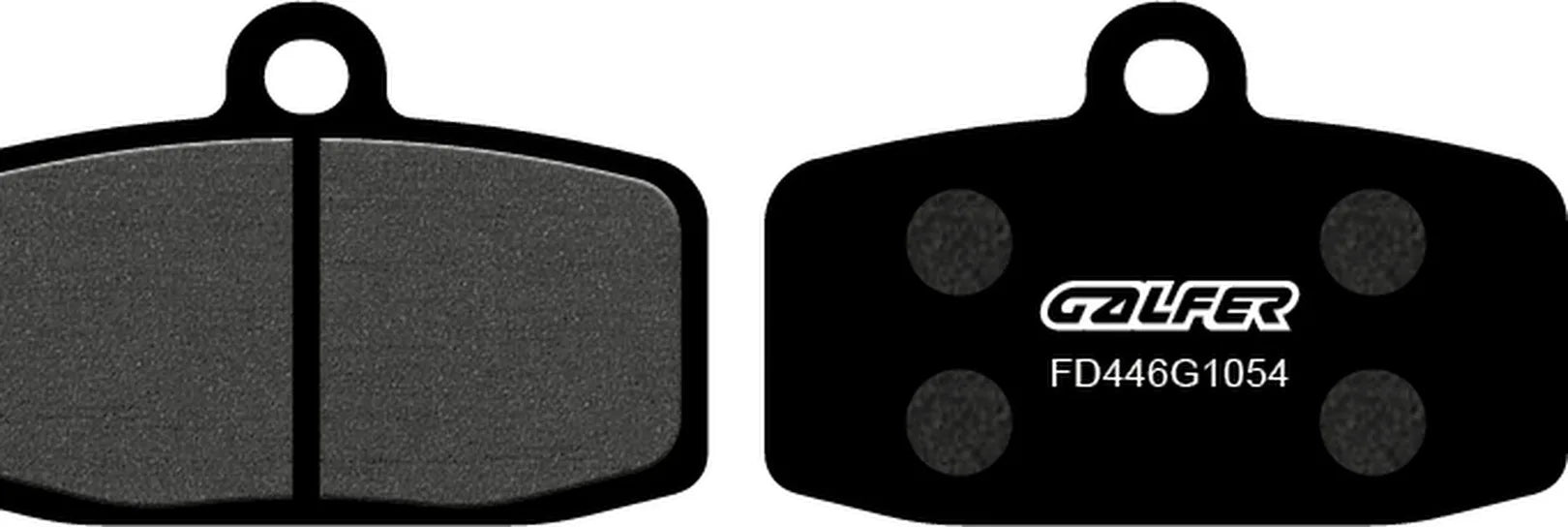 Front Semi-Metal Brake Pads - Galfer Compatible With Jotagas Jtg 300 Jt (2012-2013)