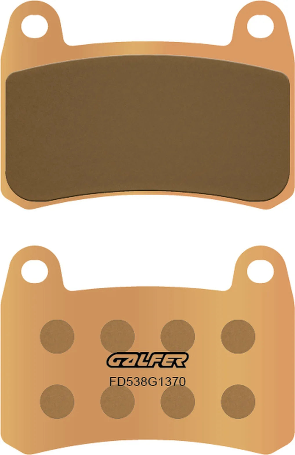 Front Sintered Street Brake Pads - Galfer Compatible With Benelli 402 S 400 (2018)