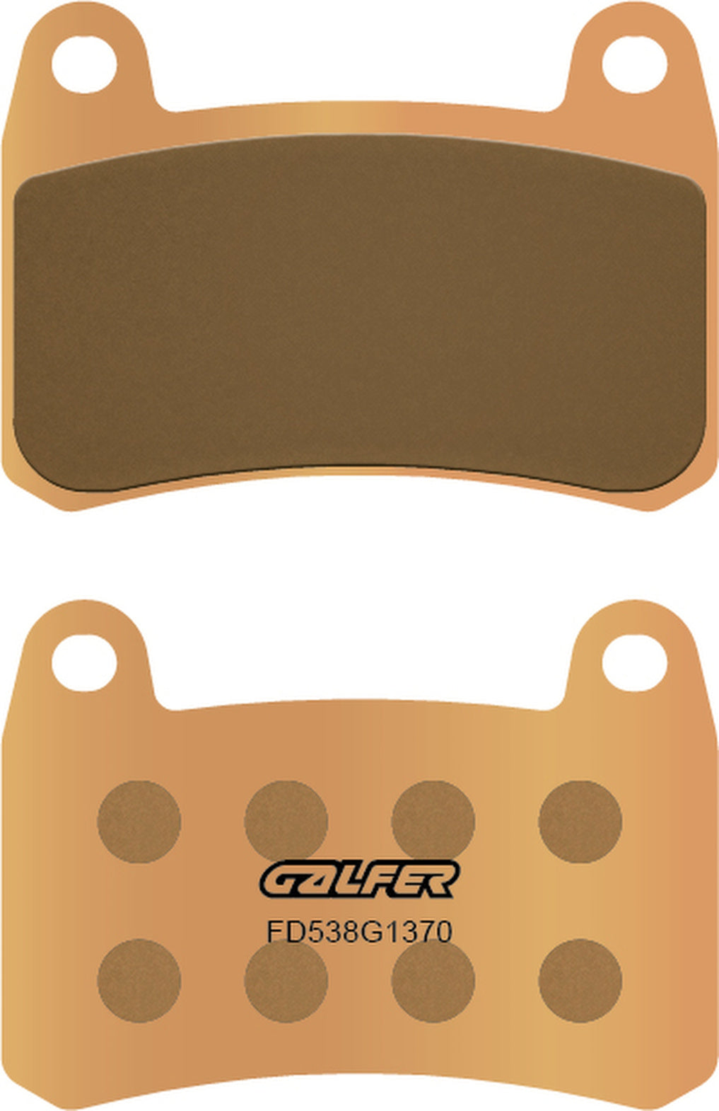 Front Sintered Street Brake Pads - Galfer Compatible With Generic Code S 200 (2012)