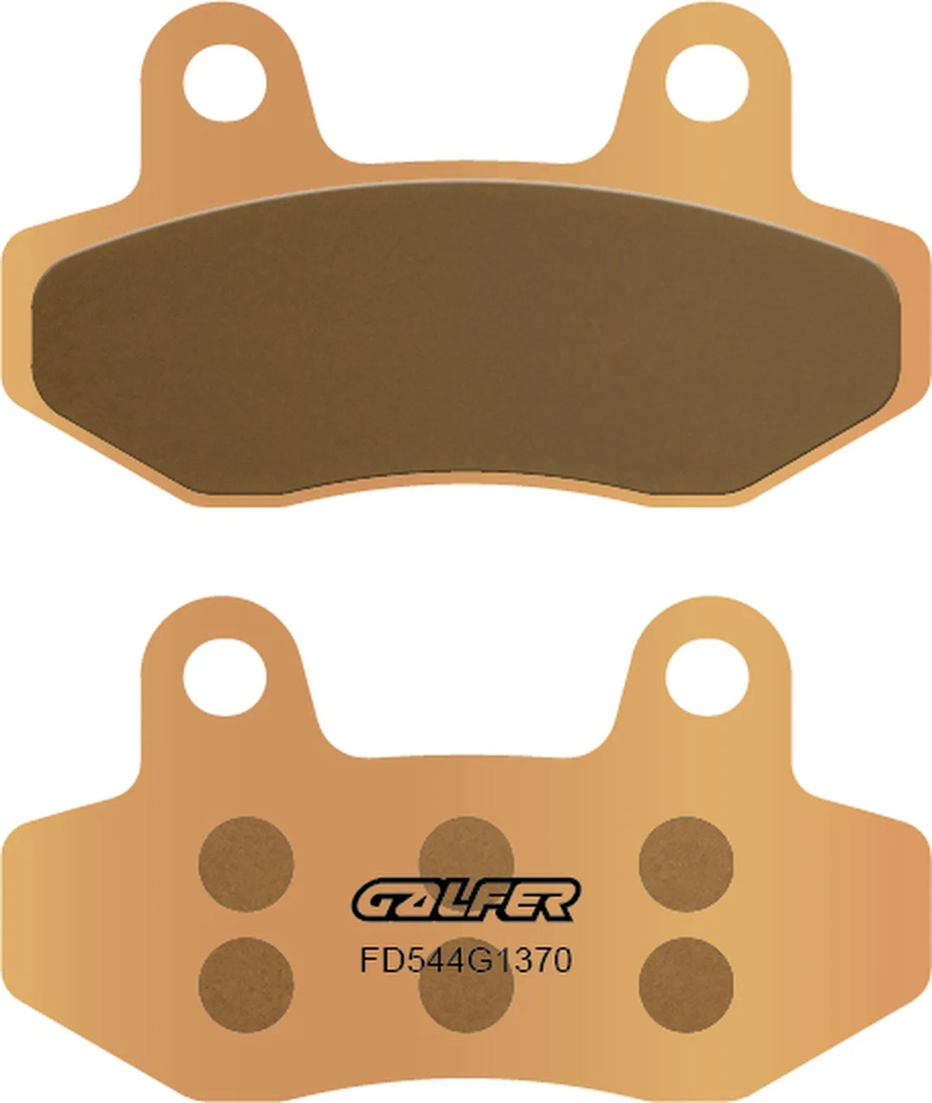 Rear Sintered Street Brake Pads - Galfer Compatible With Hyosung Gt 650 Pi (2013)