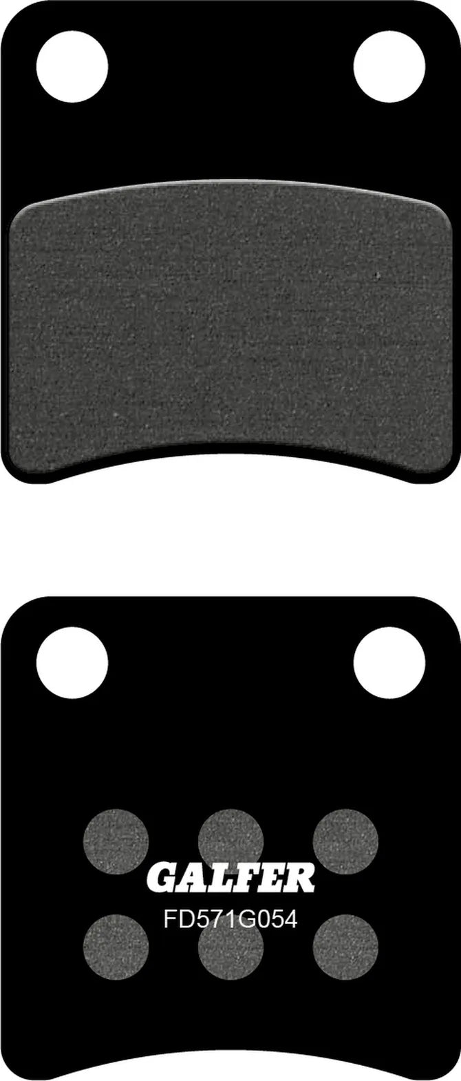 Rear Semi-Metal Brake Pads - Galfer Compatible With Piaggio Mp3 125 Lt Parking Brake (2009)