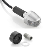 Turn Signal Led Bar-End + Kit D13,5-23 Rizoma Sguardo Chrome