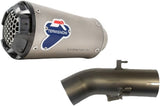 Exhaust Tip Without Sound Certification Gp2R-Rht Titanium Aluminium Cap - Termignoni Compatible With Kawasaki Z 900 (2017-2020)