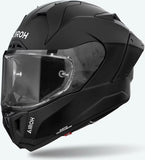 Full-Face Motorcycle Helmet Airoh Gp800 - Gp811 Hpc Carbon Matte Black Color Size Xs