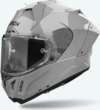 Full-Face Motorcycle Helmet Airoh Gp800 - Gp898 Hpc Carbon Concrete Grey Gloss Color Size Xs