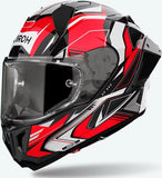 Full-Face Motorcycle Helmet Airoh Gp800 - Gp8Mu55 Hpc Carbon Gloss Red Must Size L