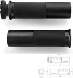 Knobs Ø22 Icon - Rizoma Compatible With Kawasaki Versys 1000 (2017-2018)