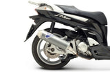 Exhaust Tip With Noise Certification Round Poppy - Termignoni Compatible With Honda Sh 300 (2007-2019)