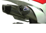 Dual Exhaust System Without Sound Certification Relevance Stainless Steel Carbon Cap - Termignoni Compatible With Honda Crf 450 R (2015-2016)
