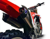 Complete Exhaust System Without Sound Certification Titanium Carbon Cap - Termignoni Compatible With Honda Crf 450 (2018-2019)