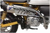 Complete Exhaust System Without Catalytic Converter And Without Sound Certification Steel Black Carbon Cap - Termignoni Compatible With Honda Monkey 125 (2018-2022)