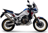 Exhaust Tip Without Sound Certification Titanium - Termignoni Compatible With Honda Crf 1100 L Africa Twin (2020-2023)