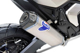 Exhaust Tip With Noise Certification Scream Titanium Carbon Cap - Termignoni Compatible With Honda X-Adv 750 (2021-2024)