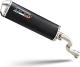 Complete Catalytic Exhaust System With Sound Certification Evo4 Road Black Aluminium - Gpr Compatible With Sym Fiddle Ii 125 (2008-2013)
