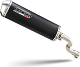 Complete Catalytic Exhaust System With Sound Certification Evo4 Road Black Aluminium - Gpr Compatible With Malaguti F12 Phantom Max 250 (2005-2008)