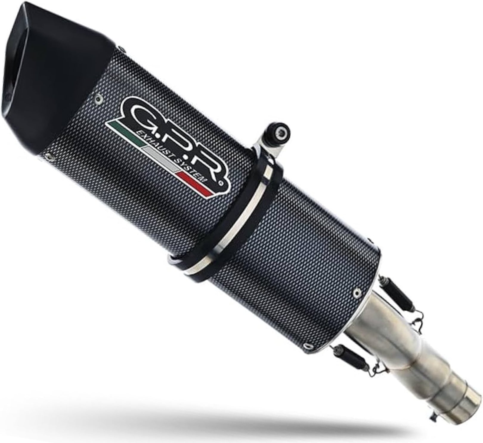 Complete Catalytic Exhaust System With Sound Certification Furore Carbon Look - Gpr Compatible With Can Am Spyder 1000 St - Sts (2013-2016)