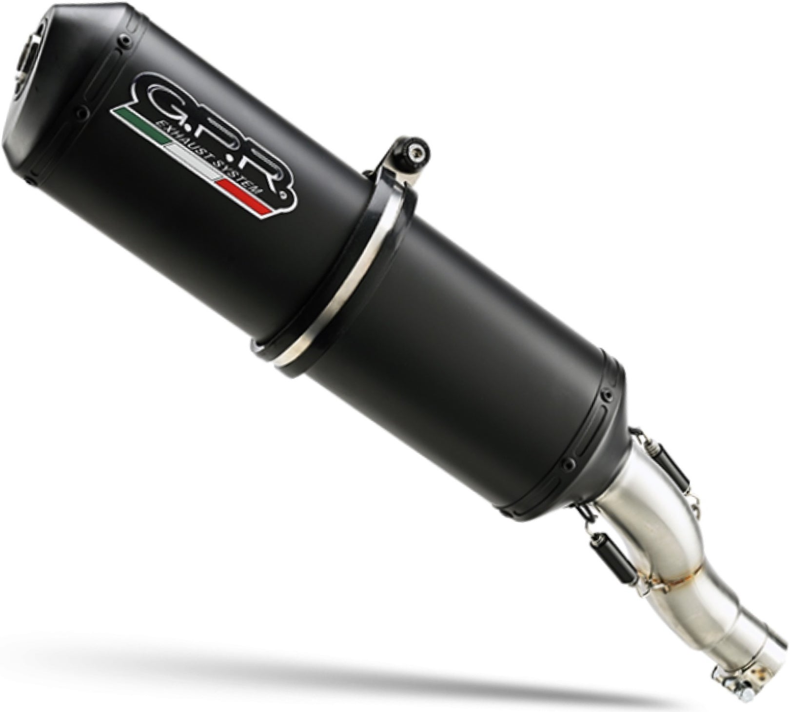 Complete Catalytic Exhaust System With Sound Certification Ghisa Black Stainless Steel - Gpr Compatible With Bmw G 650 Gs - Sertao (2010-2016)