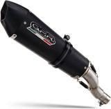 Complete Catalytic Exhaust System With Sound Certification Gp Evo4 Black Titanium - Gpr Compatible With Mv Agusta Brutale 800 (2017-2020)