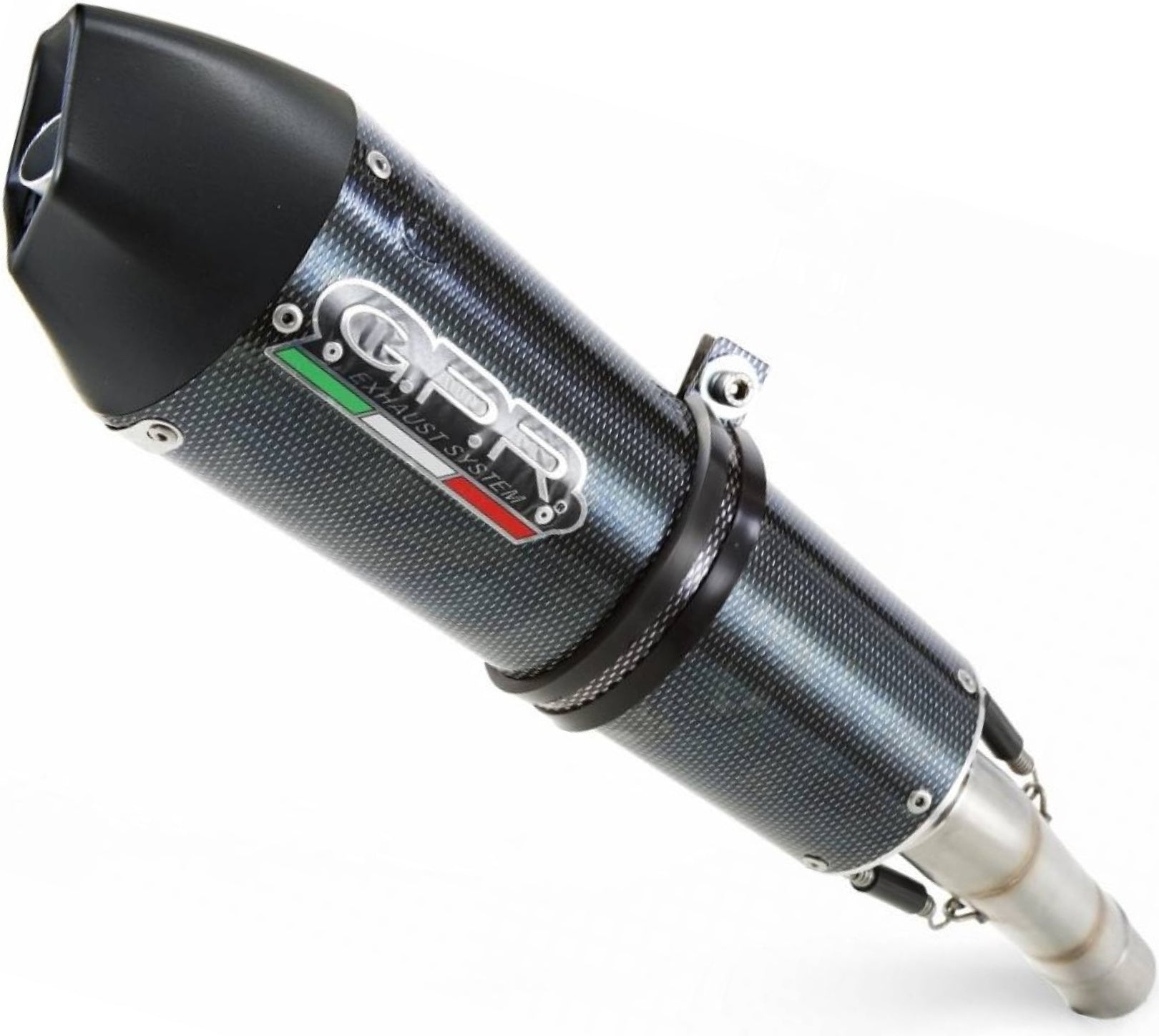 Complete Catalytic Exhaust System With Sound Certification Gp Evo4 Carbon Look - Gpr Compatible With Can Am Spyder 1000 Rt (2013-2023)