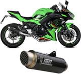 Complete Catalytic Exhaust System With Sound Certification Gppro Carbon - Mivv Compatible With Kawasaki Ninja 650 (2025-2026)