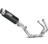 Complete Catalytic Exhaust System With Sound Certification Gppro Steel Black - Mivv Compatible With Kawasaki Z 650 (2025-2026)
