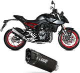 Complete Non-Catalytic Exhaust System With Sound Certification Sr-1 Steel Black - Mivv Compatible With Suzuki Gsx 8S (2025-2026)