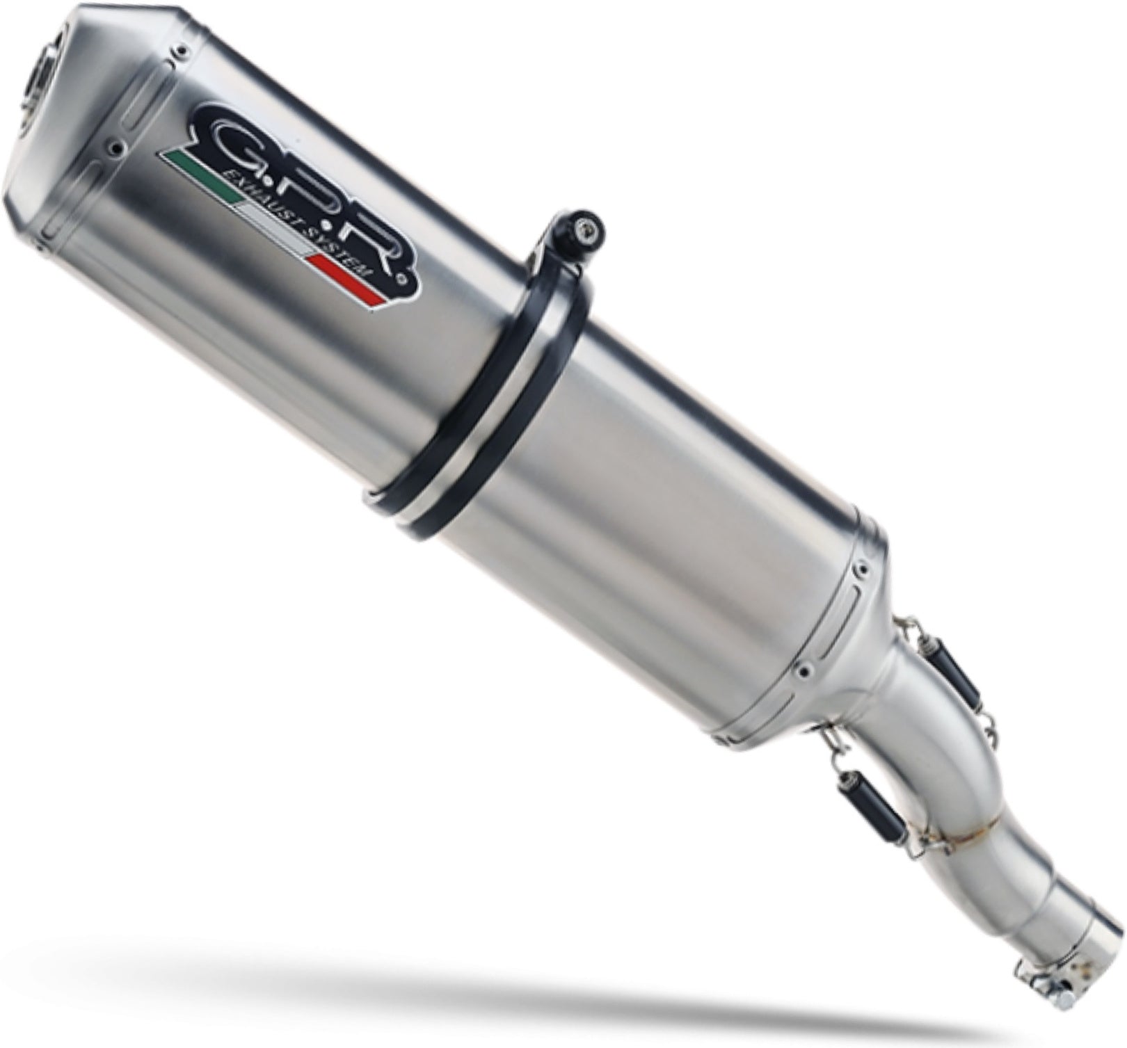 Complete Catalytic Exhaust System With Sound Certification Furore-X Scooter Black Stainless Steel - Gpr Compatible With Zontes M 350 (2023-2025)