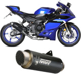 Complete Catalytic Exhaust System With Sound Certification Gppro Steel Black - Mivv Compatible With Yamaha R9 (2025-2026)