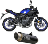 Complete Catalytic Exhaust System With Sound Certification Gppro Carbon - Mivv Compatible With Yamaha Mt-07 (2025-2026)