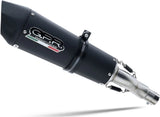 Exhaust Tip With Noise Certification Grand Prix Titanium Black - Gpr Compatible With Husqvarna Svartpilen 701 (2018-2020)