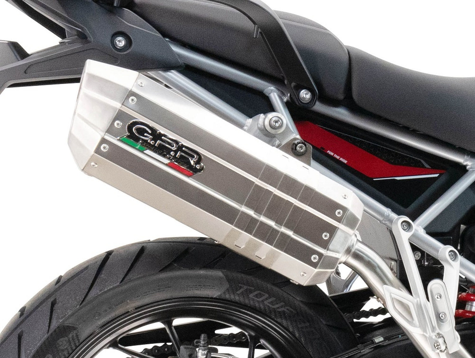 Exhaust Tip With Noise Certification Deeptone Atv Stainless Steel - Gpr Compatible With Arctic Cat Dvx 400 (2003-2008)