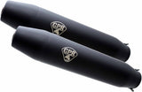 Exhaust Tip With Noise Certification Deeptone Cafe Racer Black Stainless Steel - Gpr Compatible With Kawasaki Zephyr 550 (1992-1995)