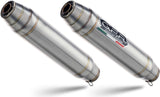 Dual Exhaust System With Sound Certification Deeptone Stainless Steel - Gpr Compatible With Triumph Speed Triple 1050 (2005-2010)
