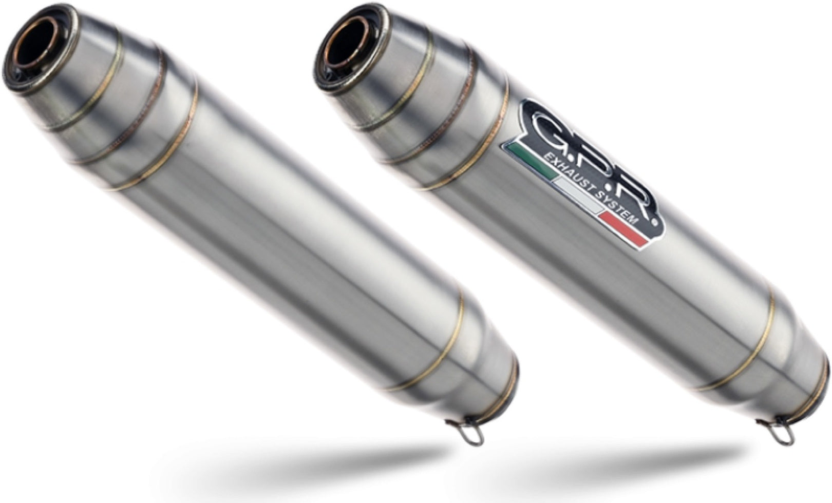 Dual Exhaust System With Sound Certification Deeptone Stainless Steel - Gpr Compatible With Triumph Street Triple 675 (2007-2012)