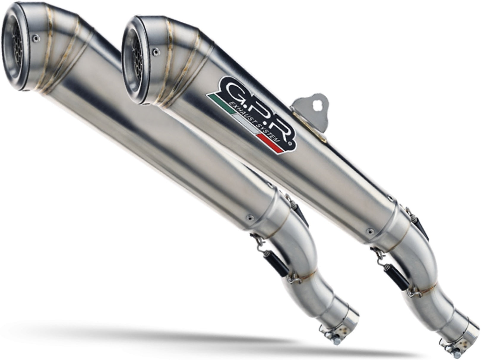 Dual Exhaust System With Sound Certification Powercone Evo Stainless Steel - Gpr Compatible With Moto Morini Sport 1200 (2008-2010)