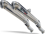 Dual Exhaust System With Sound Certification Powercone Evo Stainless Steel - Gpr Compatible With Kawasaki Z 1000 (2010-2013)
